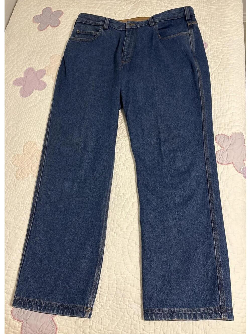 Duluth Trading Ballroom Relaxed Fit Jeans 86069 Men’s 38x32 Blue - New